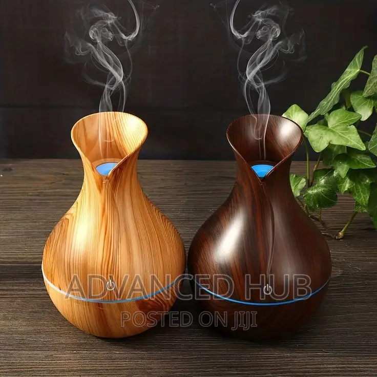 Ultrasonic Woodgrain Air Humidifier/Aromatherapy