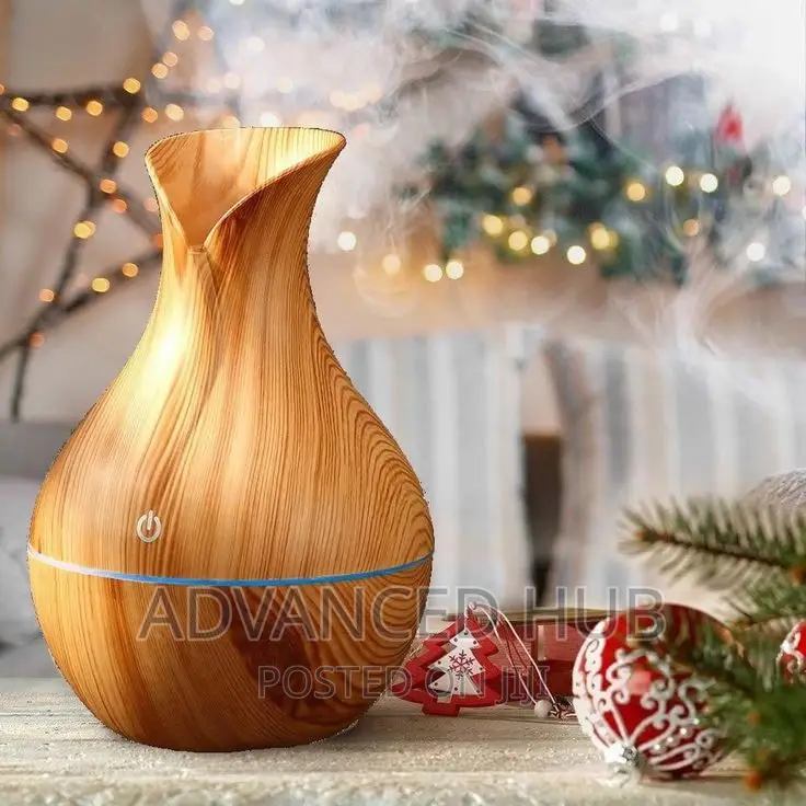 Ultrasonic Woodgrain Air Humidifier/Aromatherapy