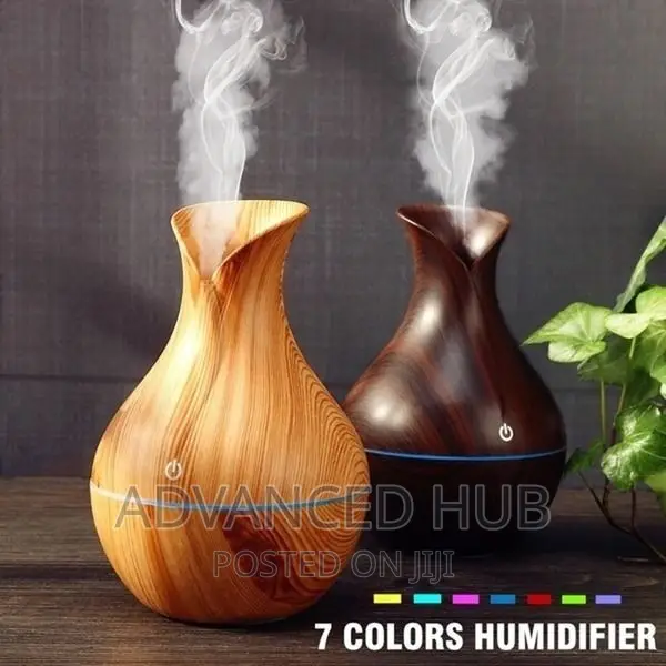 Ultrasonic Woodgrain Air Humidifier/Aromatherapy