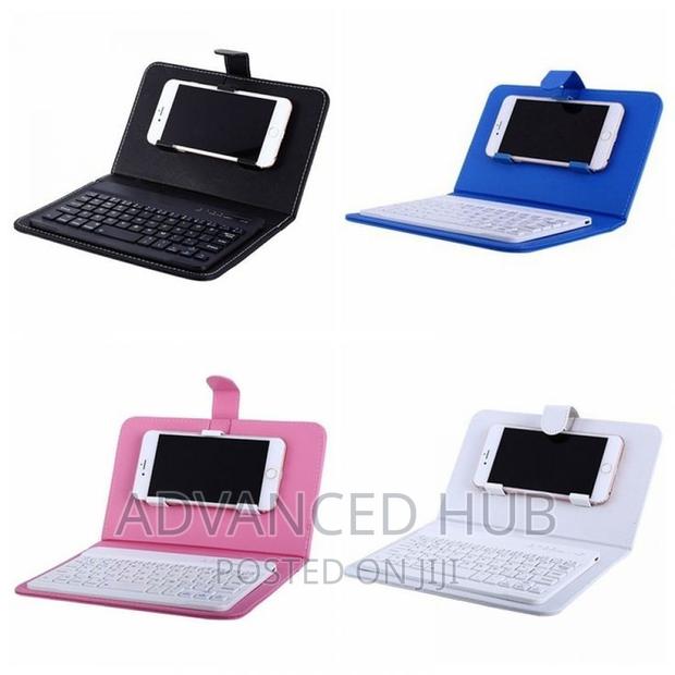 Multifunctional Bluetooth Keyboard With Leather Case Pouch - main view
