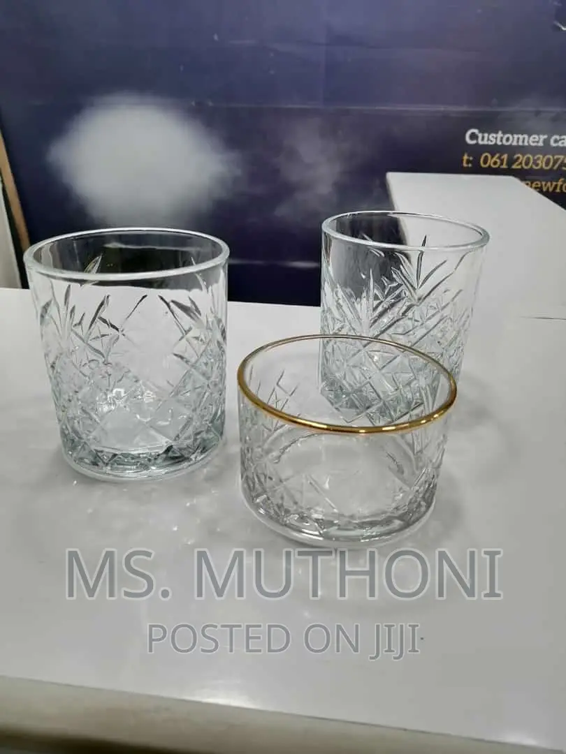 3 Piece Timeless Glass Set Made in Turkey