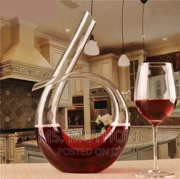 1500 Ml Clear Wine Decanter