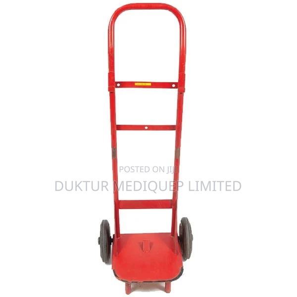 Wheel Spare Trolley Small, Red, H 46inch, W 11inch