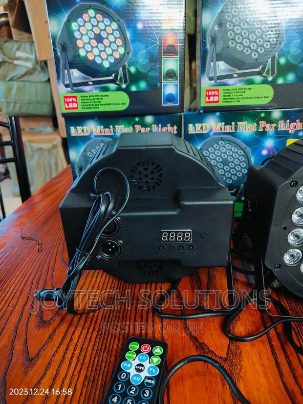 LED Mini Flat Par Disco Lights - main view