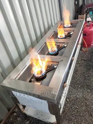 Stainless Steel Four Burner Gas Cooker