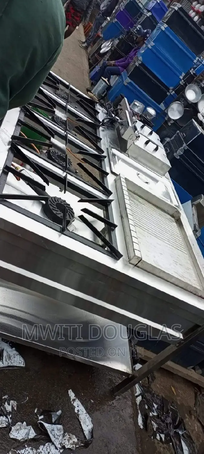 Commercial Combined Cooker Four Burner