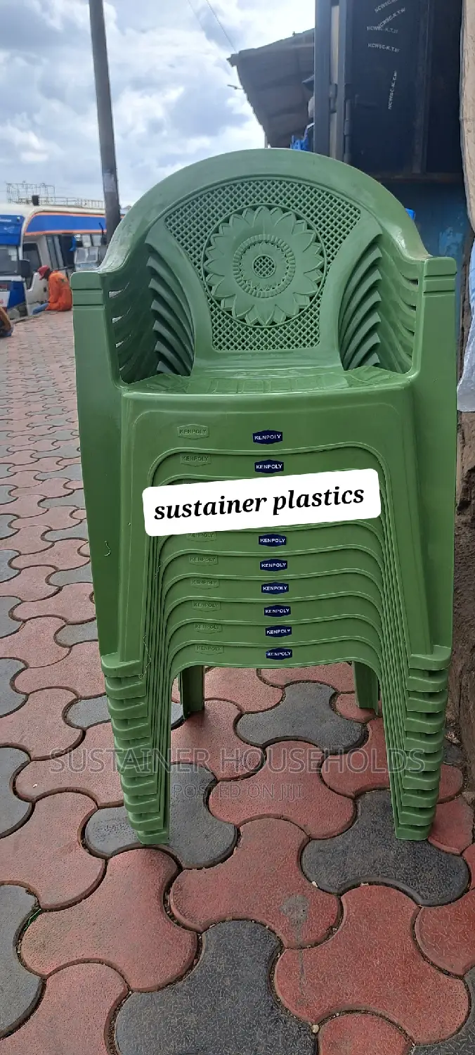 Jungle Green Kenpoly Plastic Chairs