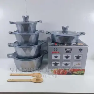 *_Bosch 12pc Cookware With Silicon Lid Covers*_