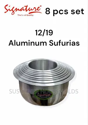 *Signature 12/19 (8pcs) Aluminum Sufurias