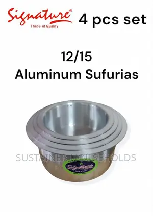 *Signature 12/15 (4pcs) Aluminum Sufurias*