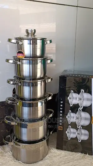  
*12pcs Edenberg Stainless Sufurias*