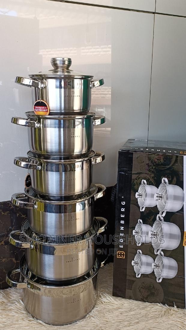  
*12pcs Edenberg Stainless Sufurias* - main view