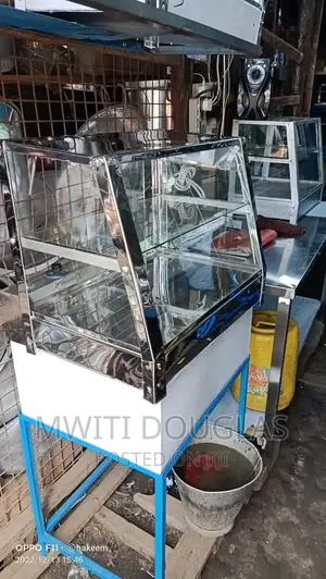 Stainless Steel Chips Warmer Display