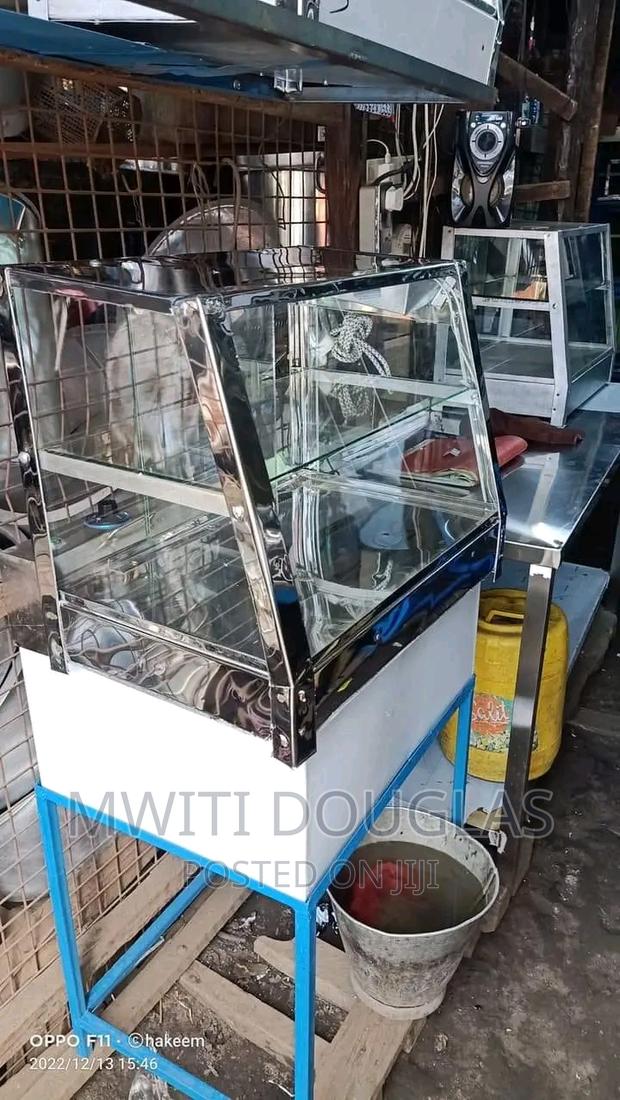 Stainless Steel Chips Warmer Display