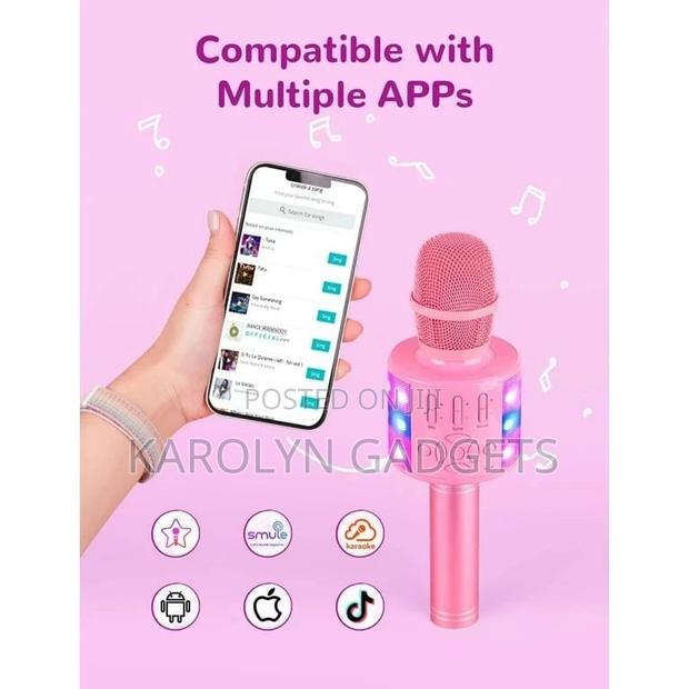 Bluetooth-Compatible Karaoke Microphone Wireless
