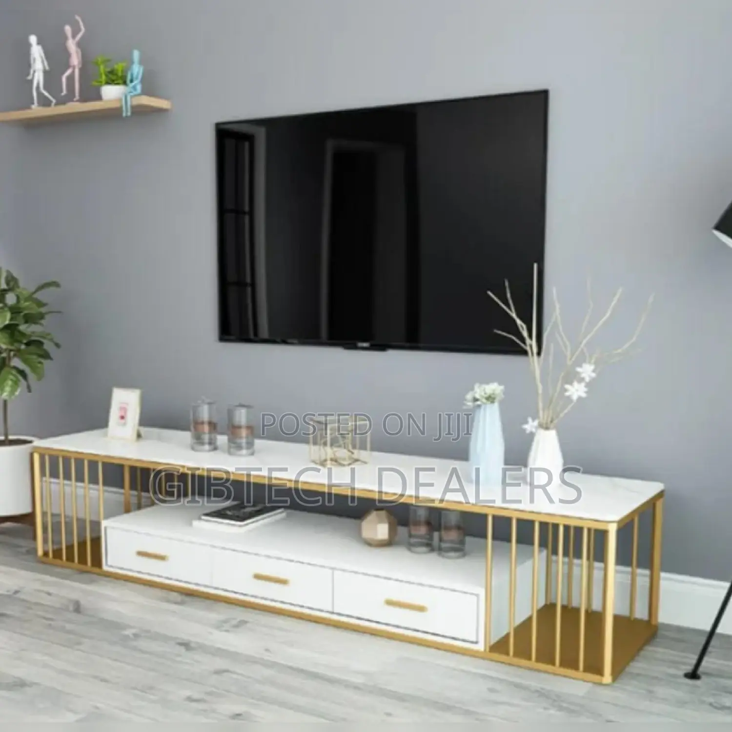 Polly Tv Stand, Polly Tv Stand 6ft