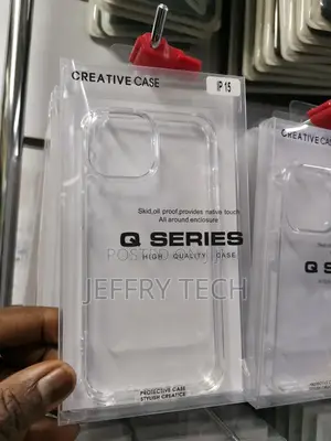 iPhone 15 Series Crystal Clear Transparent Back Cover Tranzo