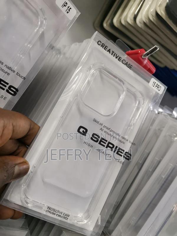 iPhone 15 Pro Case Shockproof Protective TPU Transparent - thumbnail 2