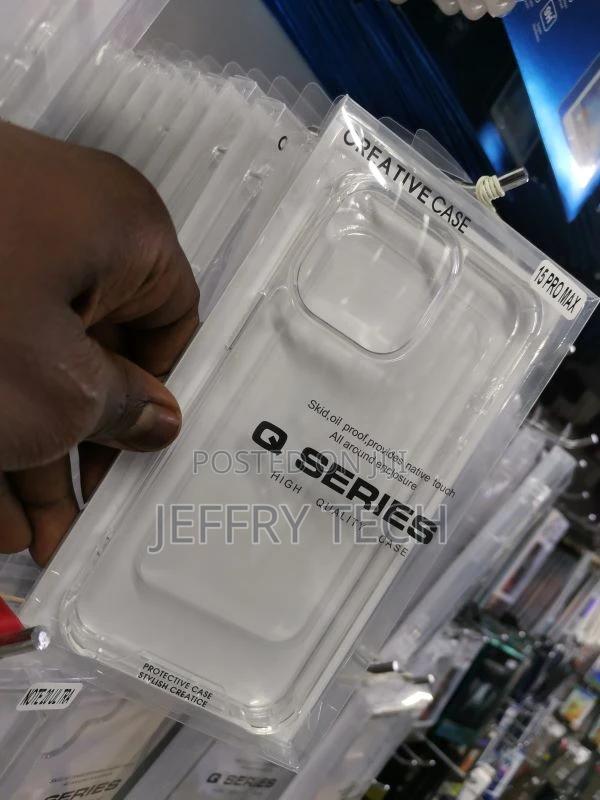iPhone 15 PRO Max Anti-Shock Hybrid Case - Transparent - thumbnail 2