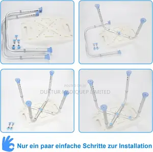 Shower Chair With Shower Nozzle Holder