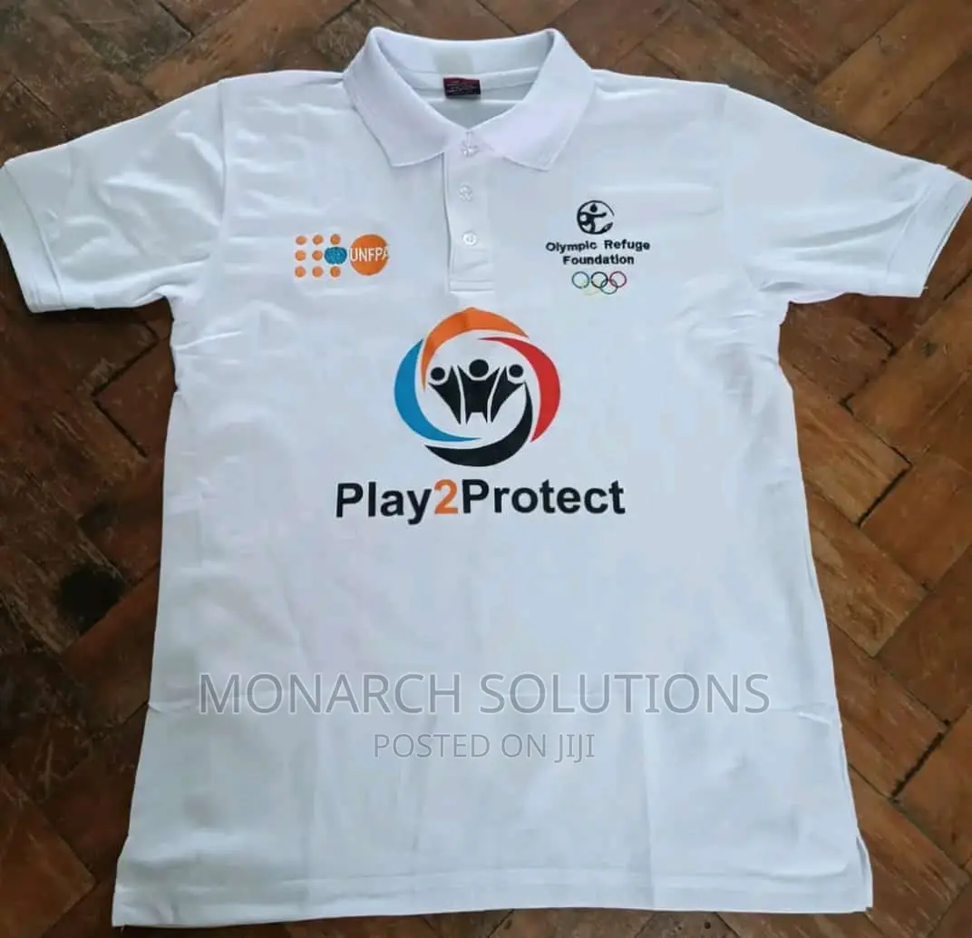 Polo Tshirts With Neat Embroidery Design