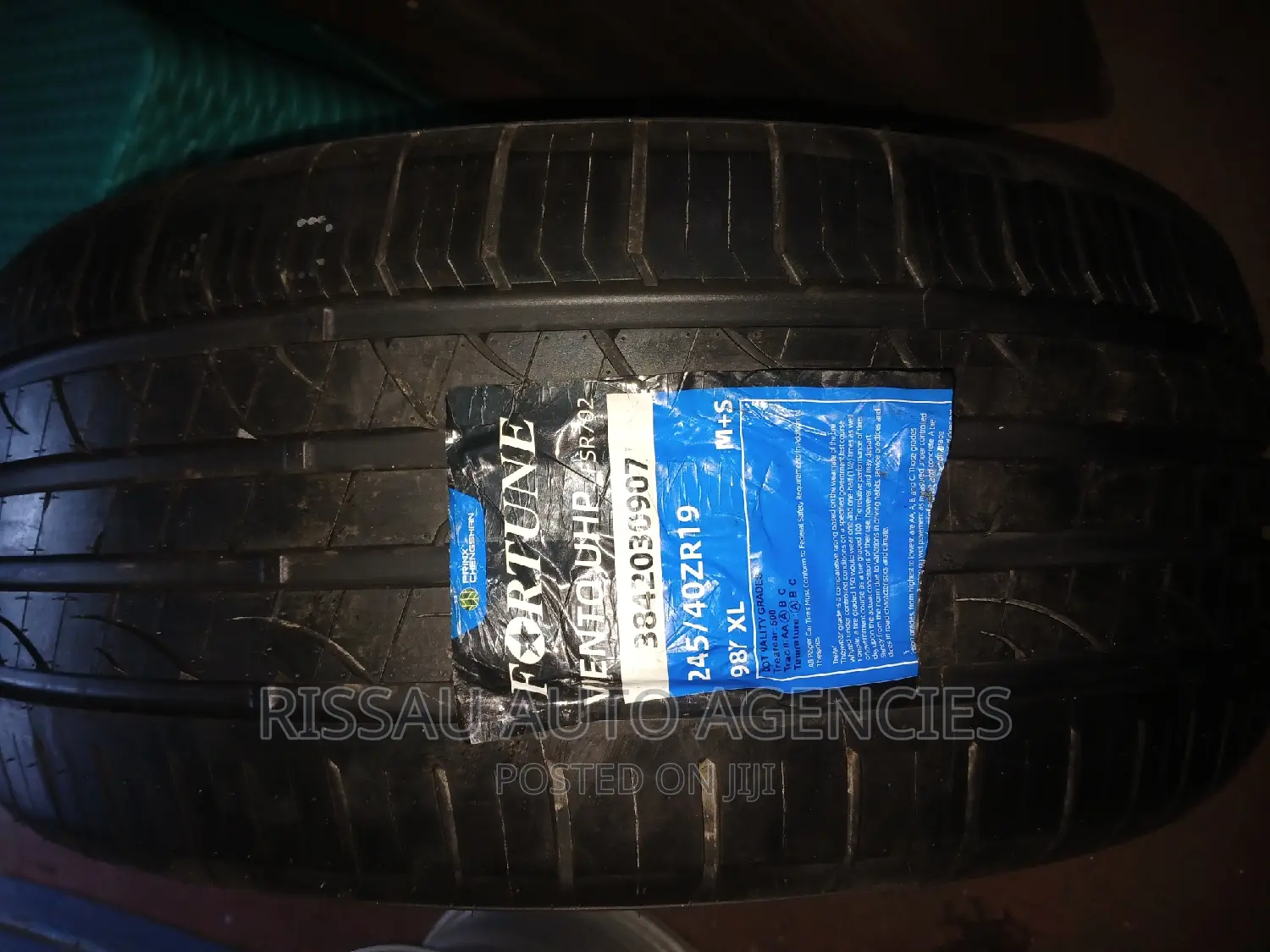 245/40 R 19 Fortune Tyres Made in Thailand.