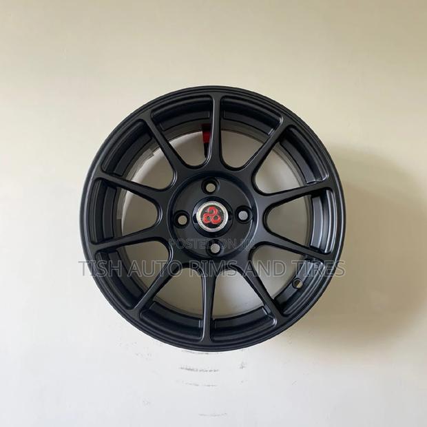 Charcoal Black 14 Inch Rims Set