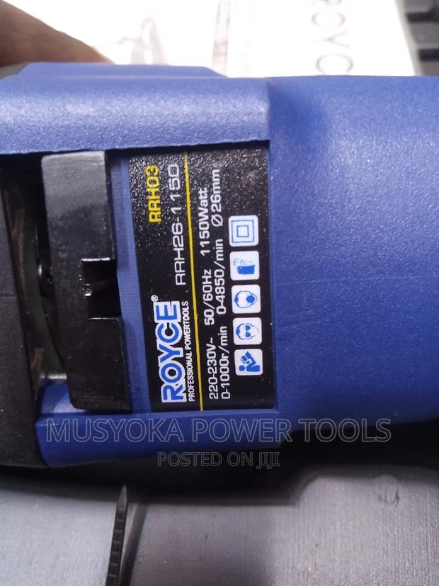 Royce Rotary Hammer With Interchangeable Chucks Black - thumbnail 2