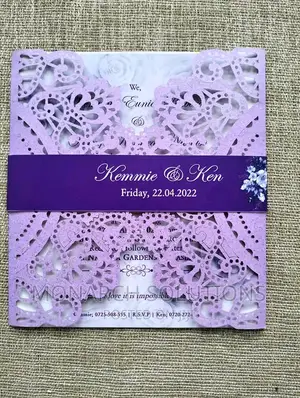 100 PCS INCLINED Wedding Invites