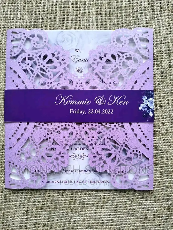 100 PCS INCLINED Wedding Invites