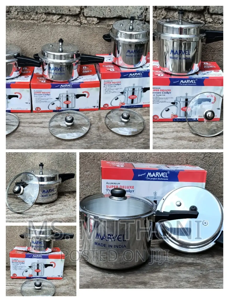 Marvel Pressure Cooker With Two Lids
