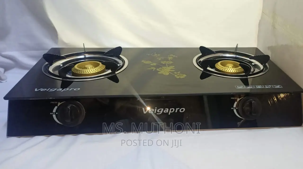 Veigapro Glass Top 2 Burner Cooker