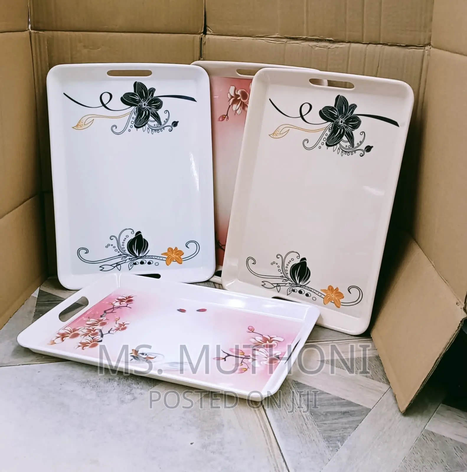 (43×30)Cm Melamine Trays Available