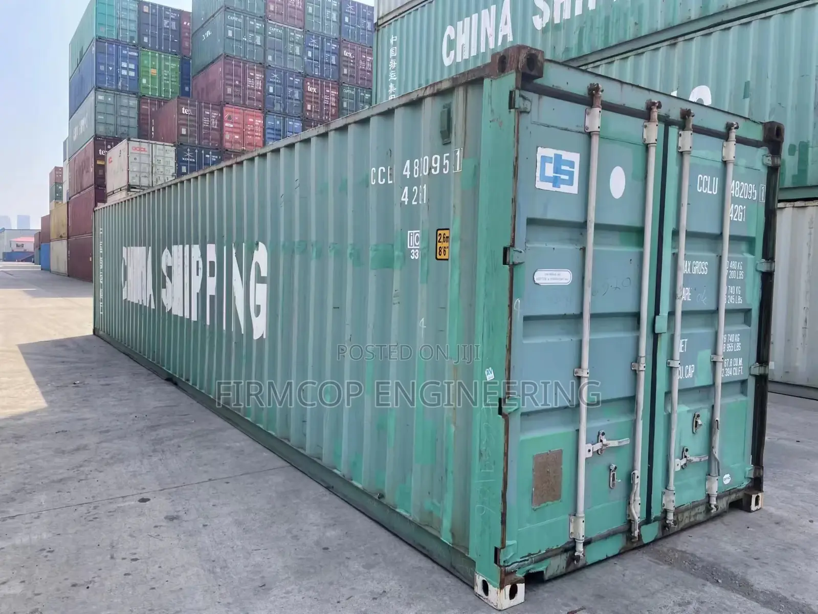 40ft Clean Shipping Container on Sale.