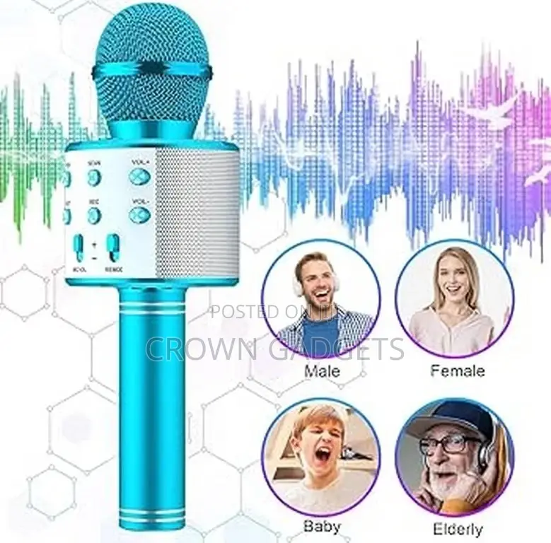 Wireless Karaoke Microphone Portable Bluetooth