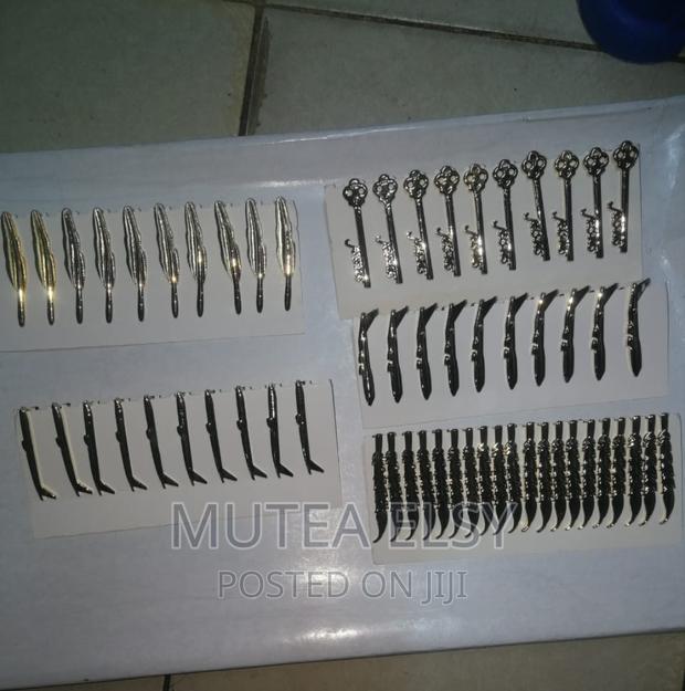 Scissors,Spoon,Earoplain , Guitar Executive Tie Clips - thumbnail 3
