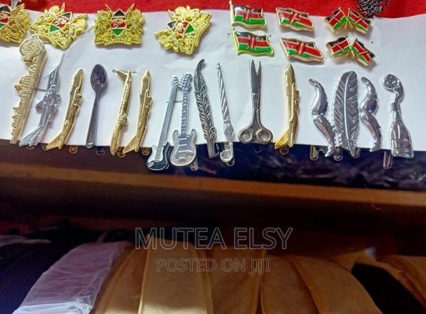 Scissors,Spoon,Earoplain , Guitar Executive Tie Clips - thumbnail 4