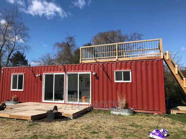 One Bedroom Container House With Deck - main view