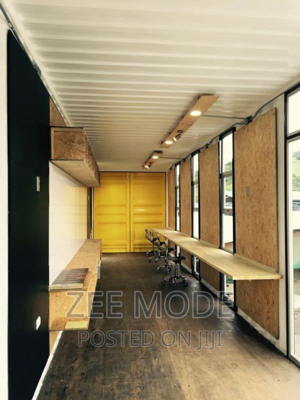 40ft Container Restaurant - Simple Cool Design - main view