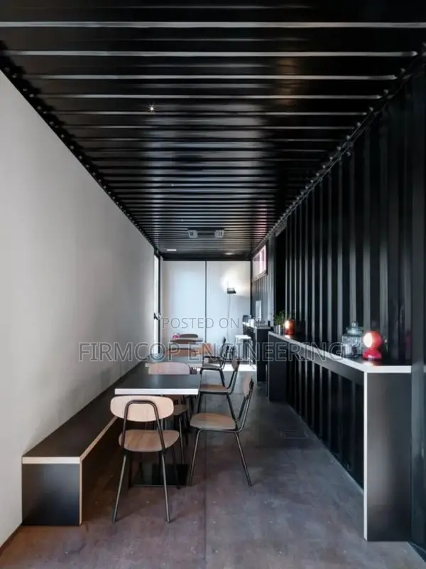 Container Restaurant - Simple Cool Design 1*40ft Container