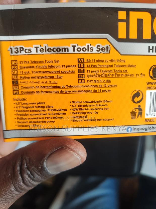 Ingco Telecom Tools Set 13pcs Telecommunications Tools Kit - thumbnail 5