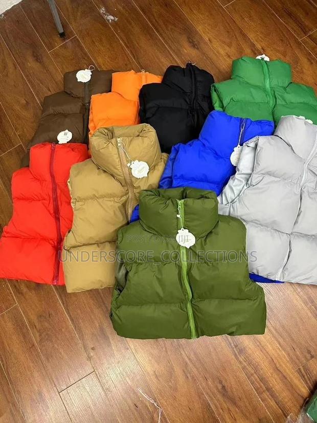 Executive Ladies Sleeveless Crop Top Puff Jackets - main view