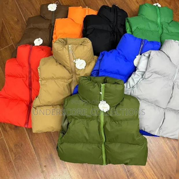 Executive Ladies Sleeveless Crop Top Puff Jackets - thumbnail 2