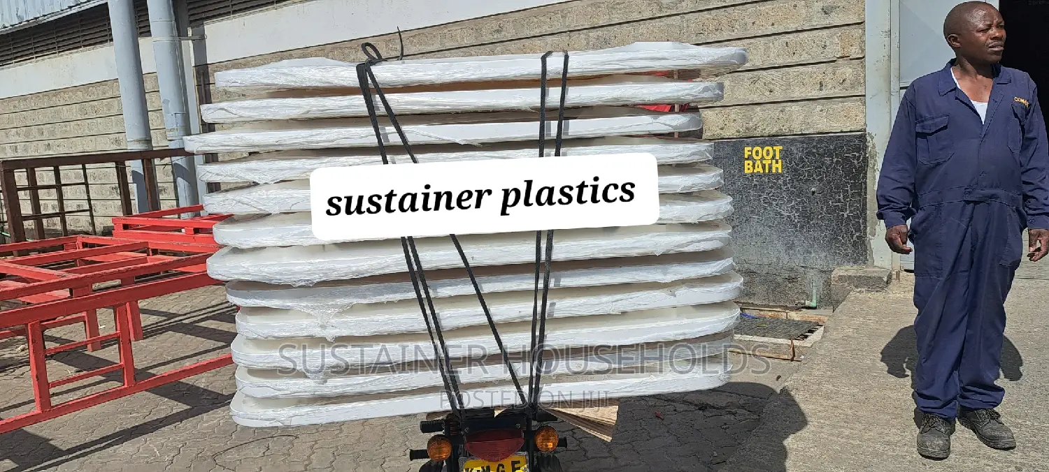 12pcs White Rectangle Plastic Tables