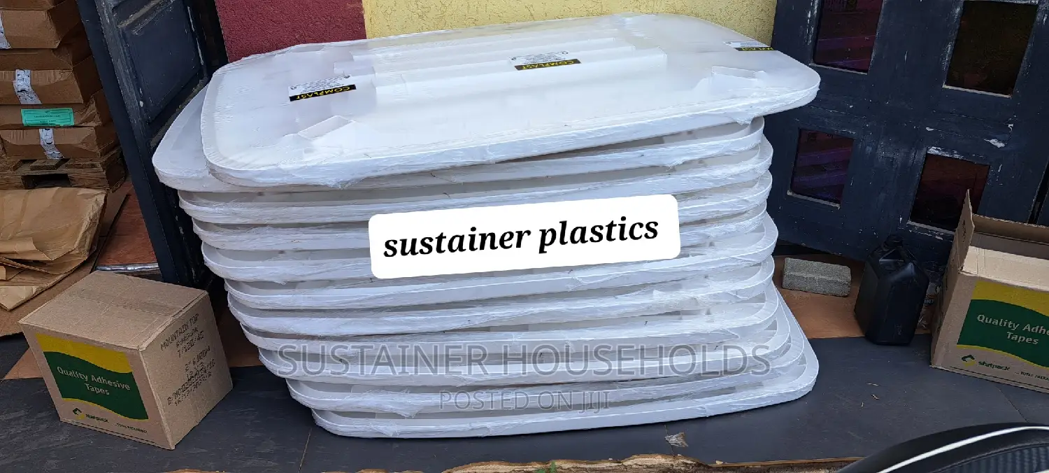 12pcs White Rectangle Plastic Tables
