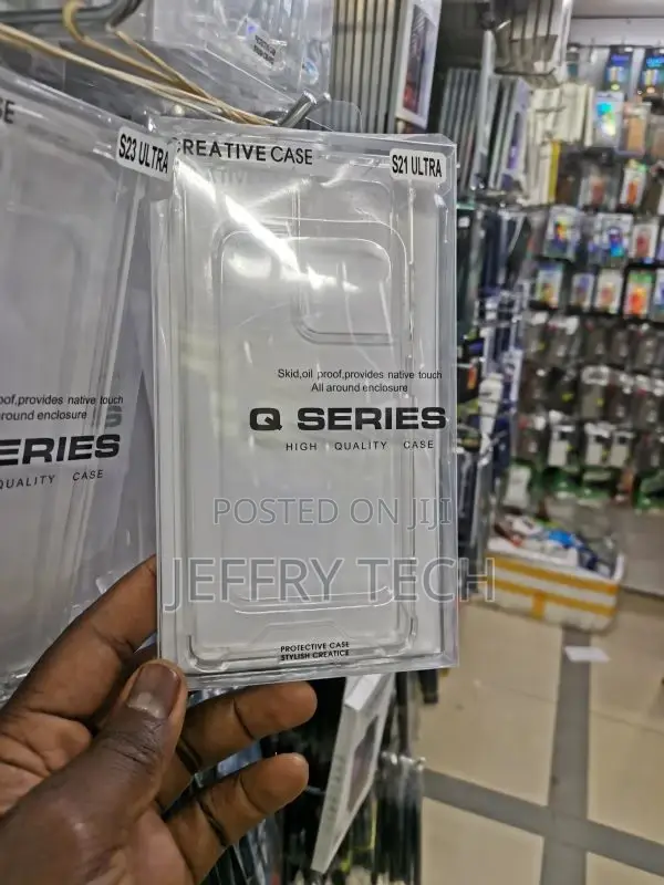 Clear Samsung Galaxy S21 Ultra Silicone Phone Case