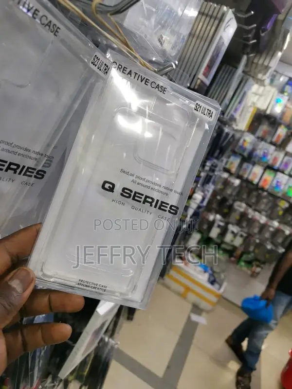 Clear Samsung Galaxy S21 Ultra Silicone Phone Case