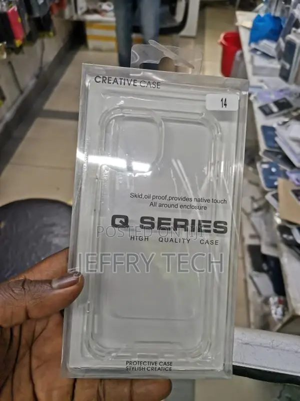 Clear Case for iPhone 14 Case (2022), Shockproof Bumper Cove
