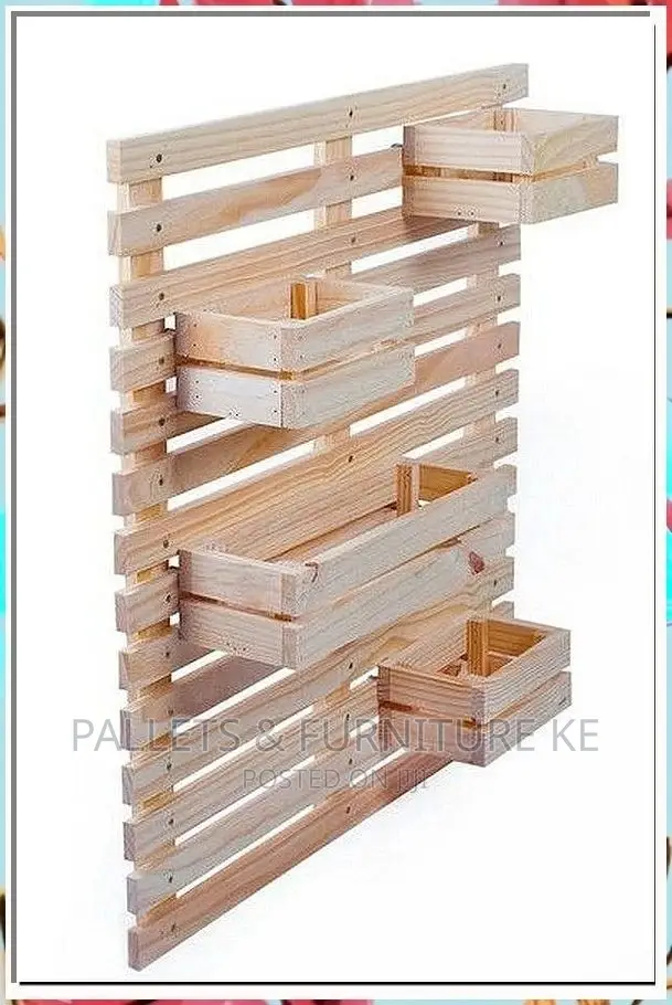 Wooden Pallet Wall Planter