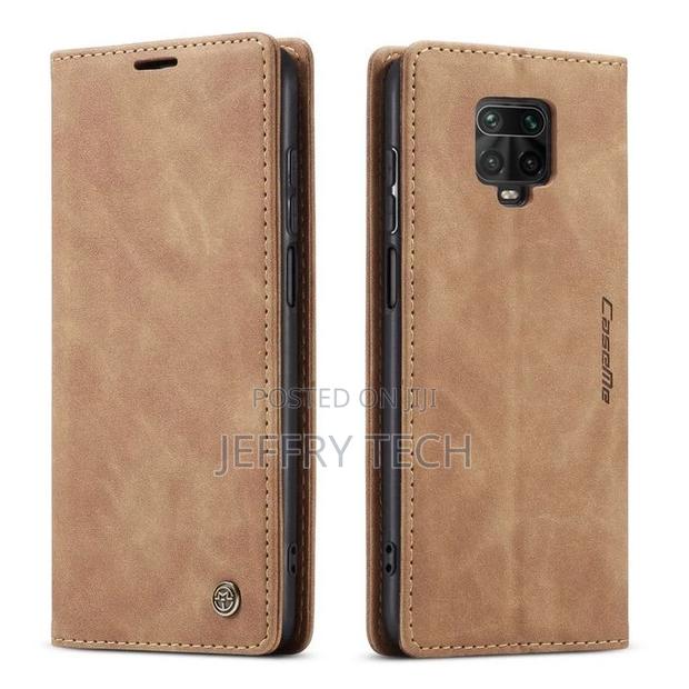 Redmi Note 9 Pro Case, Retro PU Leather TPU Inner Wallet Cas